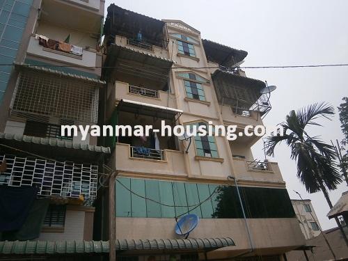 Myanmar real estate - for sale property - No.2567 - Good for residence in Hlaing for sale! - View of the building.