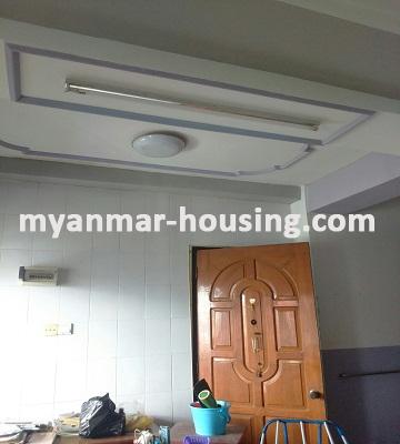 Myanmar real estate - for sale property - No.2575 - A Good apartment for sale in Tarmway Township. - View of kitchen room