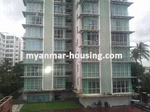 Myanmar real estate - for sale property - No.2619 - Shwe Hin Thar Condo now for sale ! - View of the Building.