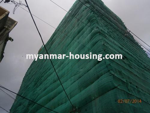 Myanmar real estate - for sale property - No.2666 - One of the condos available in china town area! - View of the building.