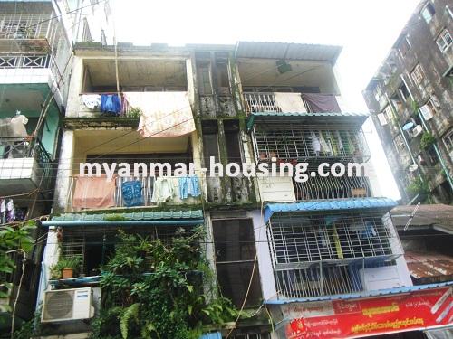 Myanmar real estate - for sale property - No.2693 - An apartment for sale in Sanchaung! - View of the building.