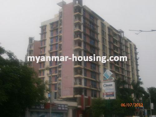 Myanmar real estate - for sale property - No.2695 - Available condo for sale above 9 mile Ocean super market. - View of the building.