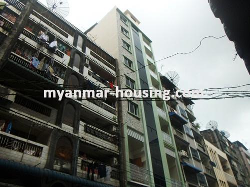 Myanmar real estate - for sale property - No.2697 - Condo for sale near china town! - Close view of the building.