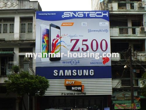 Myanmar real estate - for sale property - No.2739 - Landed house for sale ! - View of the building