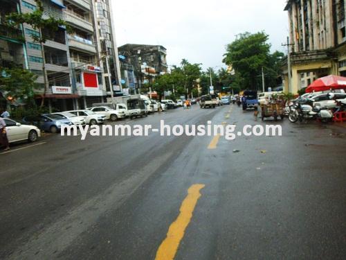 Myanmar real estate - for sale property - No.2739 - Landed house for sale ! - View of the road