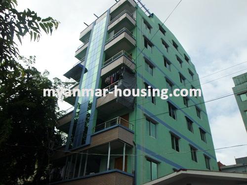 Myanmar real estate - for sale property - No.2746 - New Apartment for sale! - View of the building