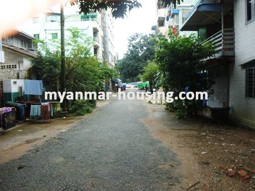 Myanmar real estate - for sale property - No.2752 - New Landed house for sale! - View of the street