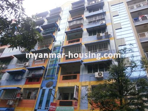 Myanmar real estate - for sale property - No.2755 - Condo for sale in Botahtaung available! - Close view of the building.