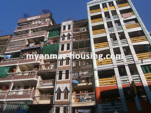 Myanmar real estate - for sale property - No.2773 - An apartment available in heart of the city. - View of the housing.