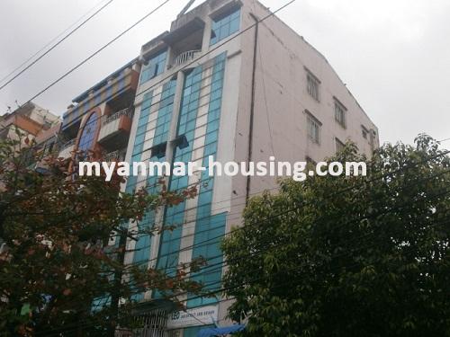 Myanmar real estate - for sale property - No.2795 - An apartment for sale in Hlaing! - View of the building.