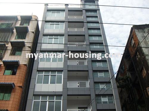 Myanmar real estate - for sale property - No.2815 - Brand new Condo at Sanchaung Township is on the market! - View of the building