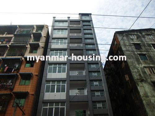 Myanmar real estate - for sale property - No.2815 - Brand new Condo at Sanchaung Township is on the market! - view of the building