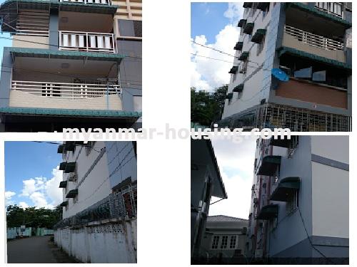Myanmar real estate - for sale property - No.2824 - Very Wide apartment for Rent located near Inya Lake! - View of the outside.