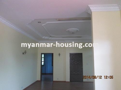 Myanmar real estate - for sale property - No.2838 - House in nice area with well-decorated room available! - View of the partition.