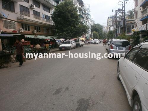 Myanmar real estate - for sale property - No.2846 - Fair Price- Good Location ! - view of the street