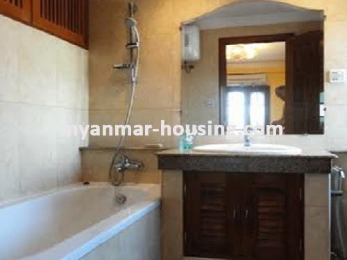 Myanmar real estate - for sale property - No.2876 - Good apartment now on sale in Sanchaung Township, Yangon City. - View of the wash room.