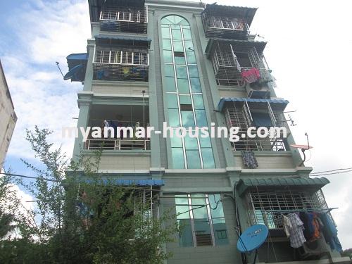Myanmar real estate - for sale property - No.2885 - An apartment for sale, Kyeemyintdaing! - View of the building.