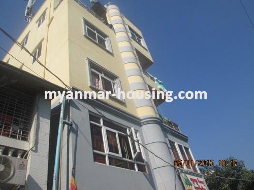 Myanmar real estate - for sale property - No.2906 - Landed house now for sale in Hlaing. - View of the building.