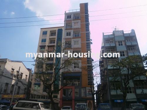 Myanmar real estate - for sale property - No.2910 - New condo for sale in Lanmadaw! - View of the infront.