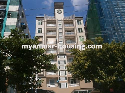Myanmar real estate - for sale property - No.2915 - A condo for sale in Hlaing! - View of the building.