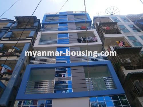 Myanmar real estate - for sale property - No.2922 - Apartment for sale in Hledan! - View of the building.