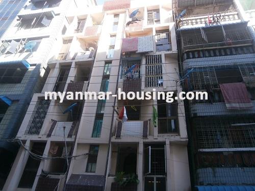 Myanmar real estate - for sale property - No.2940 - Good location for sale Apartment! - View of building.