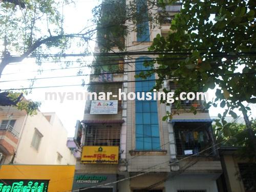 Myanmar real estate - for sale property - No.2953 - Apartment for sale in Hlaing ! - View of the building.