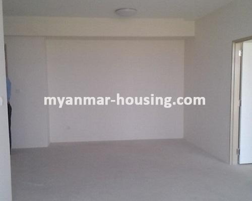 Myanmar real estate - for sale property - No.2962 - Brand New (without decoration) 3 bed room condo in star city 新房（未装修） Star City - view of the room (without decoration)
