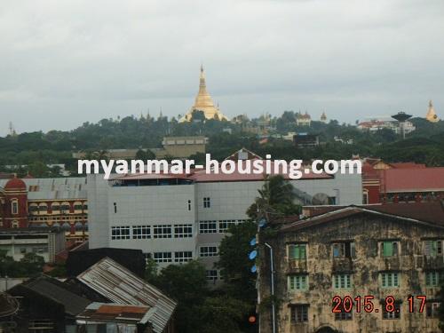 ミャンマー不動産 - 売り物件 - No.2975 - Modern decorated Pent House for sale in Chinatown area! - View of the Shwe Dagon Pagoda.