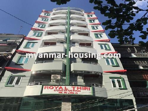 Myanmar real estate - for sale property - No.2982 - Well-decorated apartment for sale in Tamwe! - View of the building.