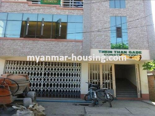 Myanmar real estate - for sale property - No.2983 - A brand new ground floor for sale with reasonable price in South Okkapalarpa!  - View of the infront.