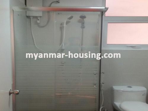 Myanmar real estate - for sale property - No.3003 - Decorated Room for sale Located in Star City! - View of the wash room.