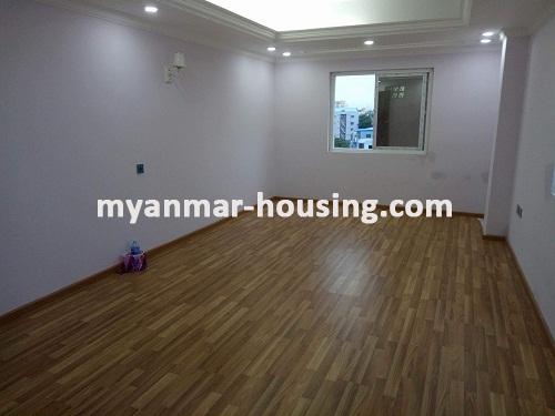 Myanmar real estate - for sale property - No.3012 - Good Condominium for sale in Kamaryut Township. - view of Bed room