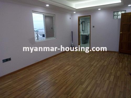Myanmar real estate - for sale property - No.3012 - Good Condominium for sale in Kamaryut Township. - View of Bed room