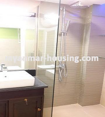 Myanmar real estate - for sale property - No.3023 - Nice room for sale in Kyauktadar Township. - View of the wash room.