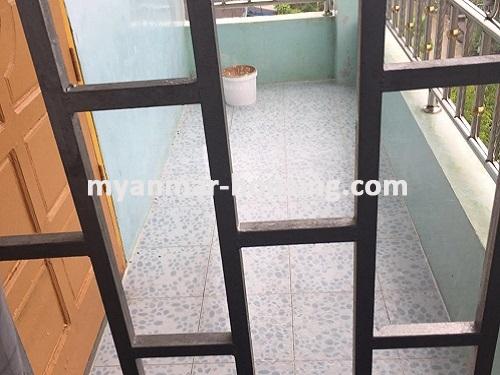 Myanmar real estate - for sale property - No.3027 - An Apartment for sale in North Okklar Township. - View of Veranda