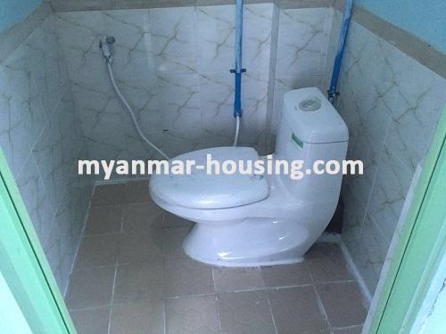 Myanmar real estate - for sale property - No.3027 - An Apartment for sale in North Okklar Township. - View of Toilet