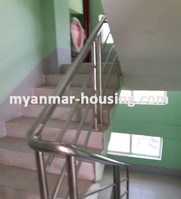 Myanmar real estate - for sale property - No.3028 - Condominium for sale in Sanchaung Township. - View of the steps