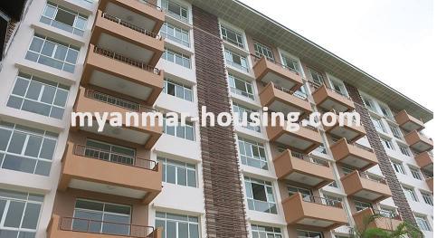 Myanmar real estate - for sale property - No.3033 - A Condo room for sale with reasonable price in Star City Condo. - View of the building 