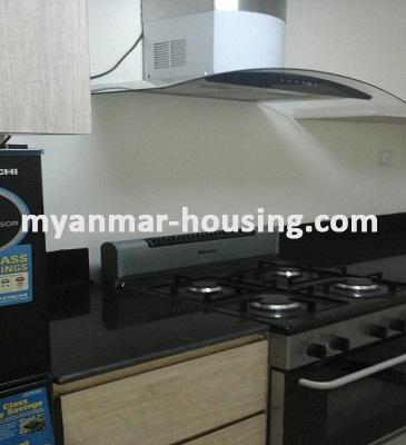 Myanmar real estate - for sale property - No.3034 - A Condominium apartment for sale in Star City. - View of Kitchen room