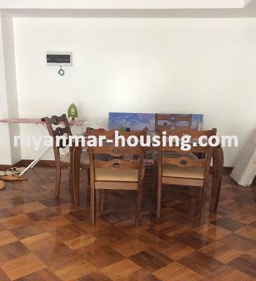 Myanmar real estate - for sale property - No.3037 -   A Good room for sale in Blossom Garden Condo. - View of Dining room