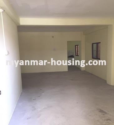 Myanmar real estate - for sale property - No.3040 - An apartment for sale in Tin Gann Gyun Township. - View of the Living room