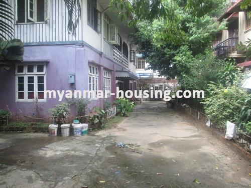 Myanmar real estate - for sale property - No.3042 - Two Storey landed House for sale in San Chaung Township. - View of the building