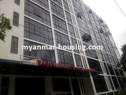Myanmar real estate - for sale property - No.3049 - New Condo Room for sale in Yankin! - building view