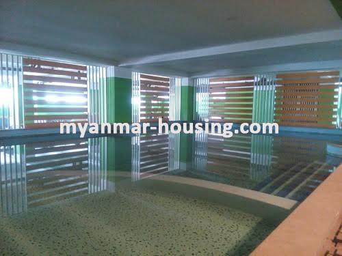 Myanmar real estate - for sale property - No.3049 - New Condo Room for sale in Yankin! - swimming pool view