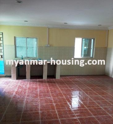 Myanmar real estate - for sale property - No.3054 - A newly built apatment room for sale in Hlaing Township - View of the room