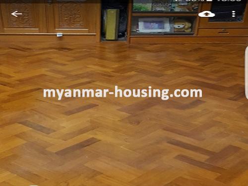 ミャンマー不動産 - 売り物件 - No.3063 - Apartment for sale in Aung Mingalar Street, Tarmwe! - living room