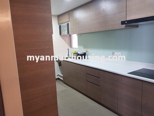 Myanmar real estate - for sale property - No.3068 - A Condominium apartment for sale in Star City. - View of Kitchen room