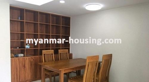 Myanmar real estate - for sale property - No.3070 -      A Condominium apartment for sale in Star City. - View of Dining room