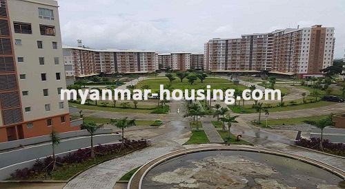 Myanmar real estate - for sale property - No.3070 -      A Condominium apartment for sale in Star City. - View of the building